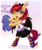 Size: 1600x1910 | Tagged: safe, artist:spookyle, oc, oc only, oc:pumpkin bell, bat pony, pony, bipedal, cheerleader, clothes, cute, cute little fangs, eeee, fangs, fluffy, freckles, looking at you, one eye closed, open mouth, pom pom, simple background, smiling, socks, solo, spread wings, striped socks, white background, wink