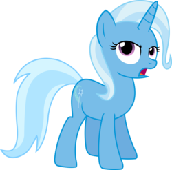 Size: 1454x1429 | Tagged: safe, artist:sketchmcreations, trixie, pony, unicorn, g4, no second prances, female, incredulous, inkscape, mare, open mouth, simple background, solo, transparent background, vector