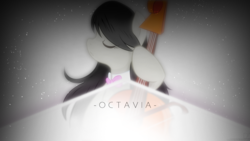 Size: 2560x1440 | Tagged: safe, artist:alexpony, artist:forgotten5p1rit, artist:monochromaticbay, edit, octavia melody, earth pony, pony, g4, cello, eyes closed, female, glowing, minimalist, musical instrument, soft, solo, vector, wallpaper, wallpaper edit
