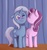 Size: 868x921 | Tagged: safe, artist:raph13th, starlight glimmer, trixie, pony, unicorn, g4, cheek kiss, duo, female, kissing, lesbian, mare, ship:startrix, shipping