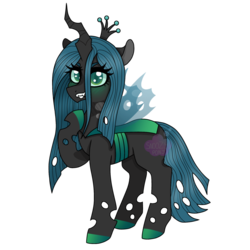 Size: 1024x1024 | Tagged: safe, artist:snoozypony, queen chrysalis, changeling, changeling queen, g4, crown, female, jewelry, regalia, solo