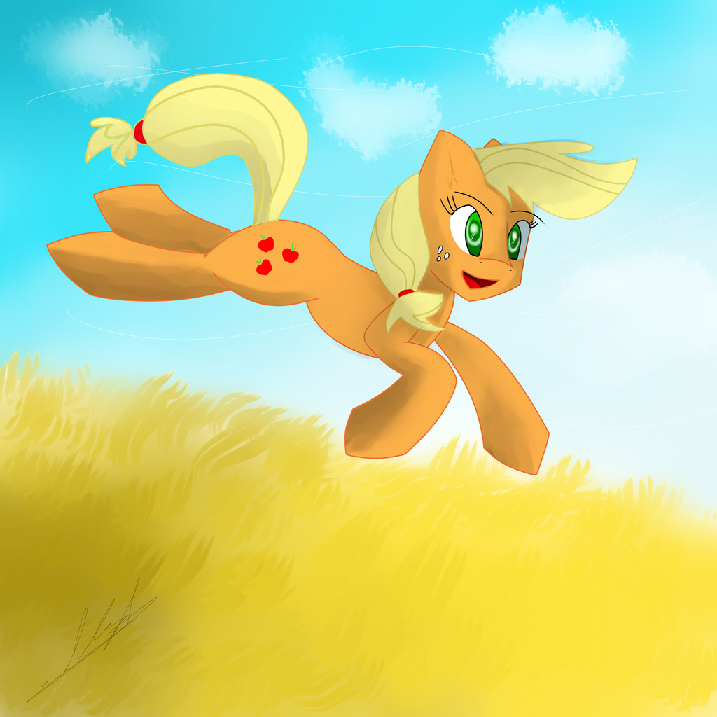 #1147838 - safe, artist:megazdx, applejack, absurd resolution, female ...