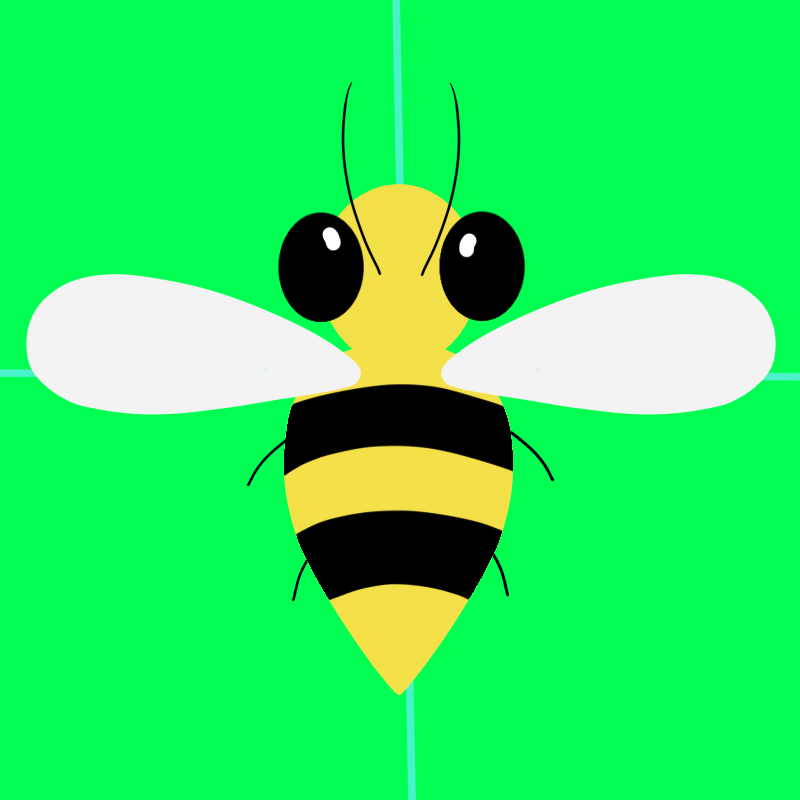 1147862 Safe Artistbsting Bee Ambiguous Gender Animated Flying Solo Stinger Derpibooru 