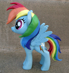 Size: 665x706 | Tagged: safe, artist:lostinthetrees, rainbow dash, g4, craft, female, figure, photo, solo