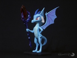 Size: 1200x900 | Tagged: safe, artist:groovebird, princess ember, dragon, g4, bloodstone scepter, craft, dragon lord ember, irl, photo, sculpture, solo