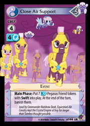 Size: 358x500 | Tagged: safe, enterplay, rainbow dash, g4, marks in time, my little pony collectible card game, alternate timeline, apocalypse dash, ccg, crystal war timeline, merchandise, royal guard