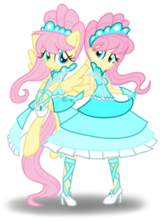 Size: 1700x2300 | Tagged: safe, artist:geraritydevillefort, fluttershy, human, pony, the count of monte rainbow, equestria girls, g4, clothes, dress, french haute couture, human ponidox, modelshy, shycedes, simple background, the count of monte cristo, transparent background
