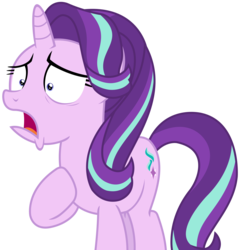 Size: 2433x2538 | Tagged: safe, artist:sdlhf, artist:sketchmcreations, starlight glimmer, g4, no second prances, faic, female, heartbreak, high res, inkscape, open mouth, sad, sadlight glimmer, shocked, simple background, solo, transparent background, vector
