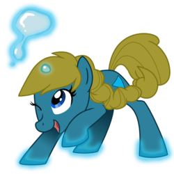 Size: 1200x1200 | Tagged: safe, artist:lostinthetrees, oc, oc only, oc:rosalina waves, earth pony magic, solo