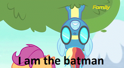 Size: 629x349 | Tagged: safe, edit, edited screencap, screencap, rainbow dash, g4, my little pony: friendship is magic, newbie dash, funny, upside down, wonderbolts uniform