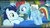 Size: 1600x900 | Tagged: safe, screencap, lightning streak, rainbow dash, silver lining, silver zoom, soarin', pegasus, pony, g4, my little pony: friendship is magic, newbie dash, bed, behaving like pinkie pie, discovery family logo, dynamic dash, female, male, mare, stallion, youtube