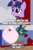 Size: 662x991 | Tagged: safe, queen chrysalis, twilight sparkle, oc, oc:fluffle puff, human, g4, dialogue, male, meme, overalls, text, the simpsons