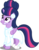 Size: 7049x9059 | Tagged: safe, artist:atomicmillennial, part of a set, twilight sparkle, alicorn, pony, g4, absurd resolution, alternate hairstyle, alternate universe, clothes, female, flash puppet, future, headset, looking up, mare, ponies of the future, shoes, simple background, solo, transparent background, twilight sparkle (alicorn)