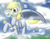 Size: 1280x1009 | Tagged: safe, artist:rtg2100, derpy hooves, pegasus, pony, g4, bubble, female, food, lightning, mare, muffin, solo