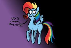 Size: 1080x720 | Tagged: safe, artist:goldenled, rainbow dash, g4, my little pony: friendship is magic, newbie dash, female, solo