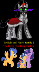 Size: 962x1774 | Tagged: safe, flash sentry, king sombra, twilight sparkle, oc, alicorn, pony, g4, bad cropping, female, male, mare, offspring, parent:flash sentry, parent:twilight sparkle, parents:flashlight, ship:flashlight, shipping, straight, twilight sparkle (alicorn)