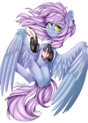 Size: 1336x1858 | Tagged: safe, artist:starletxox, oc, oc only, oc:windy spirit, pegasus, pony, clothes, ear piercing, earring, falling, flying, piercing, simple background, socks, solo, transparent background