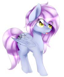 Size: 2308x2761 | Tagged: safe, artist:itsizzybel, oc, oc only, oc:windy spirit, pegasus, pony, cute, high res, simple background, solo, standing, tongue out, transparent background