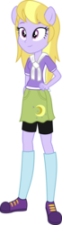 Size: 871x3158 | Tagged: safe, artist:shabrina025, lavender lace, equestria girls, g4, female, ponied up, pony ears, solo
