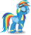 Size: 5326x6089 | Tagged: safe, artist:8-notes, rainbow dash, g4, newbie dash, .svg available, absurd resolution, clothes, eyes closed, faic, female, goggles, ponyscape, raised hoof, simple background, smug, smugdash, solo, transparent background, vector, wonderbolts uniform