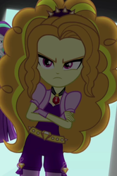 Size: 507x763 | Tagged: safe, edit, edited screencap, screencap, adagio dazzle, equestria girls, g4, my little pony equestria girls: rainbow rocks, frown, inverted mouth