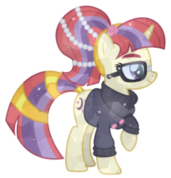Size: 1386x1441 | Tagged: safe, artist:cloudy glow, moondancer, crystal pony, pony, unicorn, g4, alternate hairstyle, crystallized, female, simple background, solo, transparent background, vector