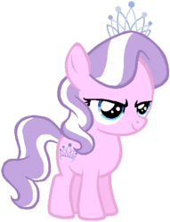 Size: 404x530 | Tagged: safe, artist:colossalstinker, diamond tiara, g4, female, simple background, solo, transparent background