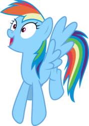 Size: 6000x8423 | Tagged: safe, artist:luckreza8, rainbow dash, g4, no second prances, .svg available, absurd resolution, female, floating, inkscape, open mouth, simple background, solo, transparent background, vector