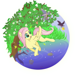 Size: 3600x3600 | Tagged: safe, artist:vulthuryol00, fluttershy, pony, g4, female, high res, solo