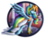 Size: 2100x1800 | Tagged: safe, artist:monnarcha, caesar, count caesar, rainbow dash, royal ribbon, g4, bedroom eyes, canterlot, clothes, dress, gala dress, grand galloping gala, looking back, signature, simple background, solo focus, tongue out, transparent background, underhoof