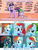 Size: 600x800 | Tagged: safe, edit, edited screencap, screencap, applejack, fluttershy, pinkie pie, rainbow dash, rarity, spike, twilight sparkle, alicorn, pony, unicorn, g4, my little pony: friendship is magic, newbie dash, the lost treasure of griffonstone, the return of harmony, alternate hairstyle, behaving like pinkie pie, big crown thingy, care mare, dynamic dash, element of harmony, element of loyalty, element of magic, forthright filly, golden oaks library, image macro, mane six, mane swap, meme, new rainbow dash, rainbow fash, twilight sparkle (alicorn), unicorn twilight, wonderbolts uniform