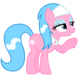 Size: 4000x4000 | Tagged: safe, artist:reginault, aloe, earth pony, pony, applejack's "day" off, g4, .svg available, female, lidded eyes, raised hoof, simple background, solo, transparent background, vector