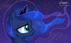 Size: 2000x1200 | Tagged: safe, artist:vird-gi, princess luna, pony, g4, bust, crying, female, portrait, sad, solo