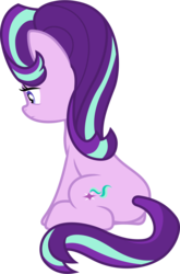 Size: 3890x5890 | Tagged: safe, artist:90sigma, starlight glimmer, g4, .svg available, female, frown, sad, simple background, sitting, solo, transparent background, vector