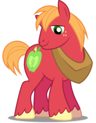 Size: 3934x5000 | Tagged: safe, artist:dashiesparkle, big macintosh, earth pony, pony, g4, .svg available, male, simple background, smiling, solo, stallion, transparent background, vector