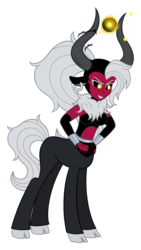 Size: 3000x5332 | Tagged: safe, artist:sollace, lord tirek, centaur, g4, female, lady tirek, magic, rule 63, show accurate, simple background, solo, transparent background, vector