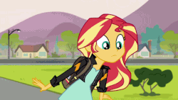 Size: 640x360 | Tagged: safe, screencap, sunset shimmer, equestria girls, g4, my little pony equestria girls: friendship games, animated, female, solo