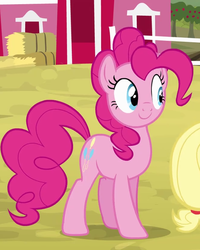 Size: 427x533 | Tagged: safe, screencap, pinkie pie, earth pony, pony, g4, pinkie apple pie, season 4, cute, female, mare, solo