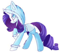 Size: 745x668 | Tagged: safe, artist:midnightfponyartist, rarity, g4, clothes, female, hoodie, socks, solo