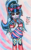 Size: 878x1414 | Tagged: safe, artist:blazingdazzlingdusk, sonata dusk, equestria girls, g4, my little pony equestria girls: rainbow rocks, drawing, female, food, solo, superhero, taco, traditional art