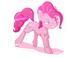 Size: 2000x1500 | Tagged: safe, artist:dsp2003, artist:lalieri, pinkie pie, g4, colored, female, grin, sketch, smiling, solo