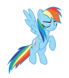 Size: 1099x1240 | Tagged: safe, artist:hendro107, rainbow dash, pegasus, pony, flutter brutter, g4, .psd available, eyes closed, female, mare, simple background, smiling, solo, transparent background, vector