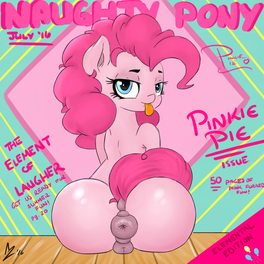 Pinkie Pie Incest Porn - 1175072 - explicit, artist:aer0 zer0, pinkie pie, anus, balloonbutt, dock,  female, magazine cover, naughty pony, nudity, ponut, porn magazine,  presenting, solo, solo female, the ass was fat, tongue out, vulva -  Derpibooru