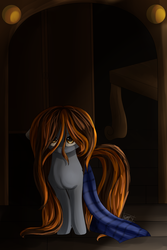 Size: 2000x3000 | Tagged: safe, artist:ognevitsa, oc, oc only, blanket, female, filly, high res, solo