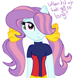 Size: 727x759 | Tagged: safe, artist:berrypunchrules, sunny flare, equestria girls, g4, my little pony equestria girls: friendship games, alternate hairstyle