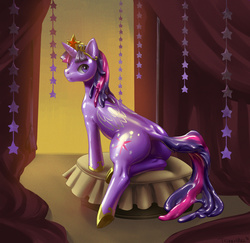 Size: 1181x1146 | Tagged: safe, artist:trunchbull, twilight sparkle, alicorn, pony, g4, female, latex, rubber, solo, twilight sparkle (alicorn)