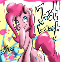 Size: 1280x1301 | Tagged: safe, artist:r5on11c, pinkie pie, earth pony, pony, g4, female, happy, smiling, solo