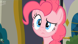 Size: 2519x1431 | Tagged: safe, screencap, pinkie pie, earth pony, pony, g4, spice up your life, discovery family logo, female, mare, solo