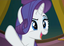 Size: 1977x1431 | Tagged: safe, screencap, rarity, pony, g4, spice up your life, discovery family logo