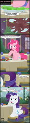 Size: 1708x6981 | Tagged: safe, artist:toxic-mario, pinkie pie, rarity, earth pony, pony, unicorn, g4, spice up your life, asparagus, bipedal, carrot, comic, food, tomato